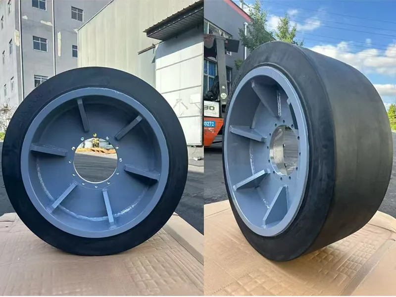 Pneumatici 40x16x30 utilizzati sul ponte d'imbarco passeggeri Pneumatici 40x16x30 utilizzati sul ponte d'imbarco passeggeri